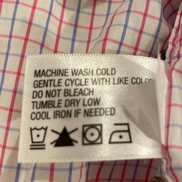 Orvis SS Tech LS Shirt White/Blue/Pink Medium - Picture 15 of 15